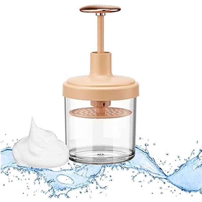 STRBOXONG FOAM MAKER FOR FACE WASH - CLEANSER SAVING TOOL FOR BUBBLE FOR SKIN CARE & FACIAL CLEANSING WASHES(PINK) - Image 1